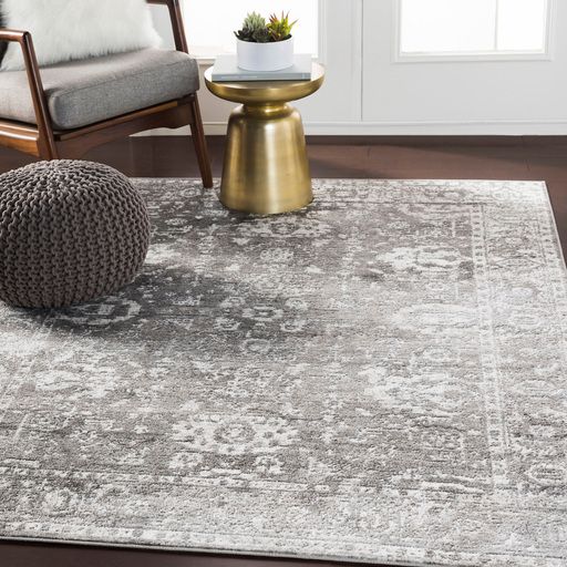 Surya Monte Carlo Light Gray 5'x7' Area Rug-1