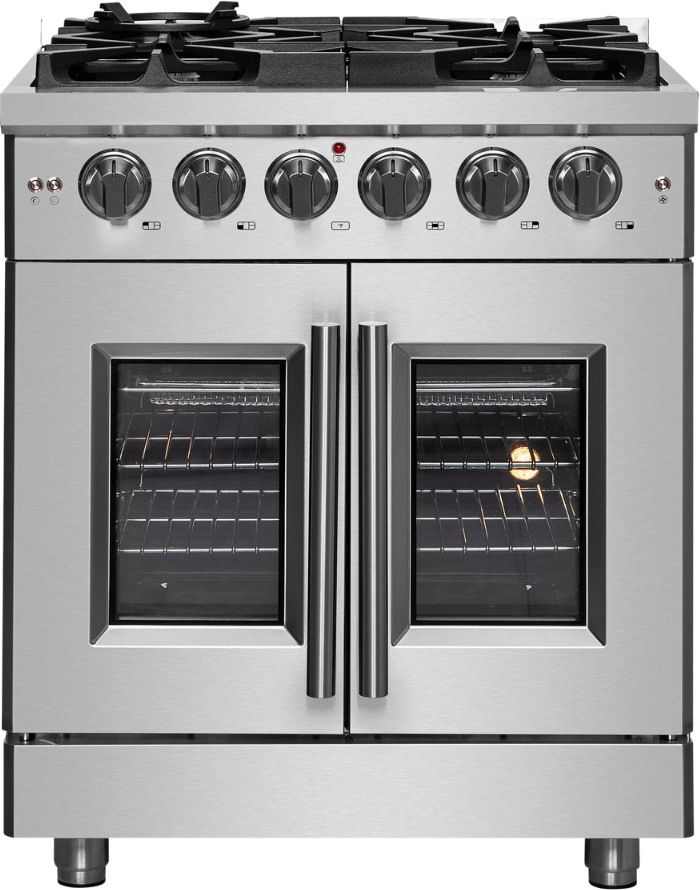 FORNO® Alta Qualita 30" Stainless Steel Freestanding Gas Range