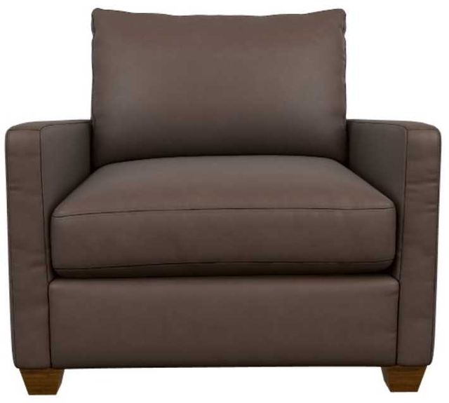 La-Z-Boy® Wilmette Cognac Leather Chair and a Half-1