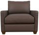 La-Z-Boy® Wilmette Cognac Leather Chair and a Half-1
