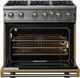 Viking® 5 Series 36" Golden Hour Liquid Propane Pro Style Gas Range-1