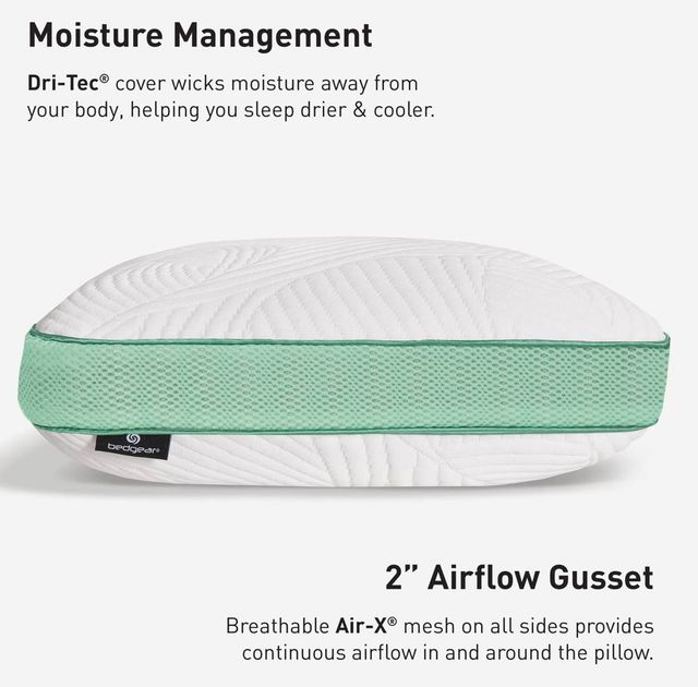 BEDGEAR® Level 1.0 Performance® Cuddle Pillow-2