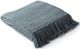 Surya Tressa Medium Gray 50"x60" Throw Blanket-1