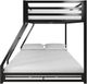 dhp furniture® Miles Black Twin/Full Bunk Bed-4