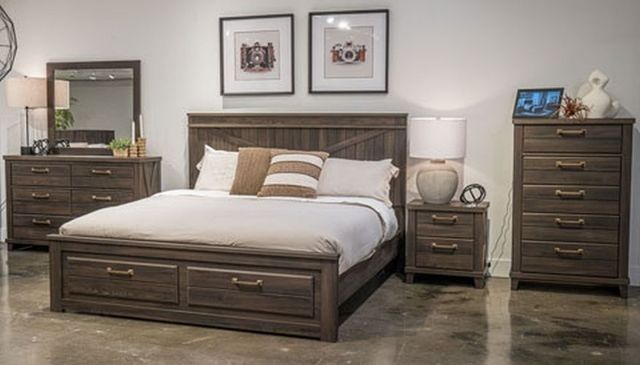 Signature Design by Ashley® Brazen Valley Dark Brown Dresser and Mirror-1