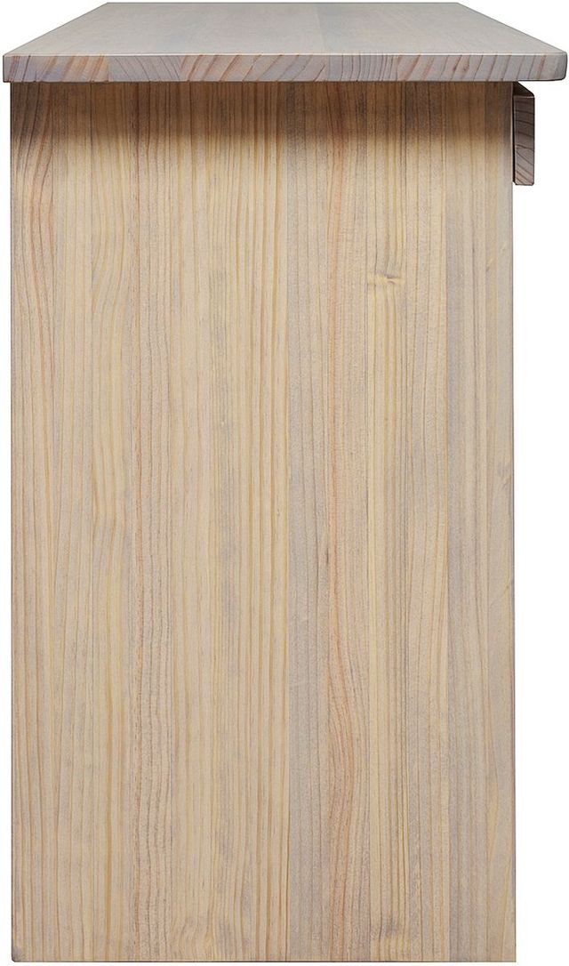 Mako Wood Furniture Youth Collection Pine Right-Arm Facing Desk with Pedestal-2