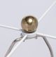 A & B Home Gold/White Round Aluminum Sheet Table Lamp-2