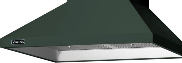 Viking® 3 Series 36" Blackforest Green Chimney Wall Hood-2