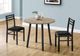 Monarch Specialties Inc. Black/Dark Taupe Dining Set-0