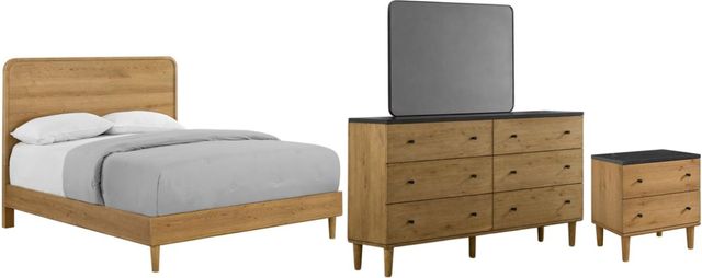 Martin Svensson Sarah 4-Piece Natural Queen Bedroom Set-0