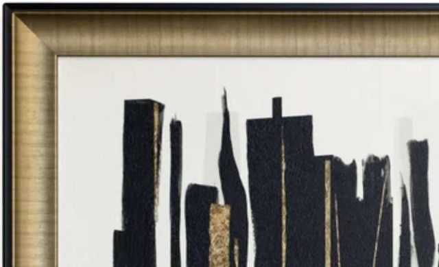 Stylecraft Golden Rhythm Black/Gold/White Wall Art -2