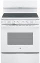 GE® JB480DMWW 30" White Free Standing Electric Range-0