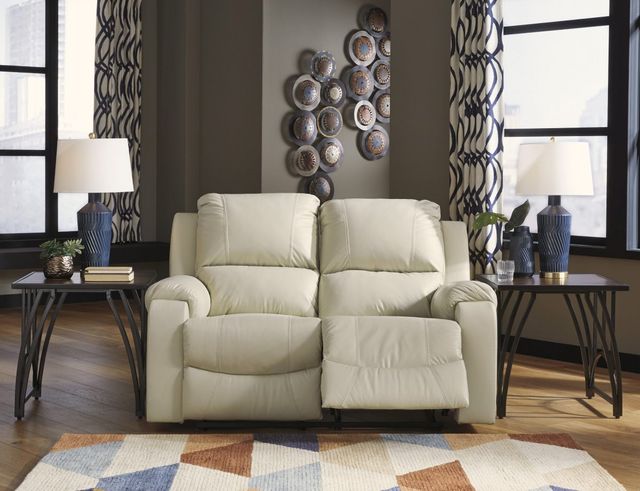 Signature Design by Ashley® Rackingburg Cream Power Reclining Loveseat-4