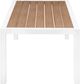 Meridian Furniture Nizuc Brown Polywood Outdoor Patio Coffee Table-2