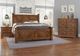 Artisan & Post by Vaughan-Bassett Cool Rustic Amber California King Panel Bed-1