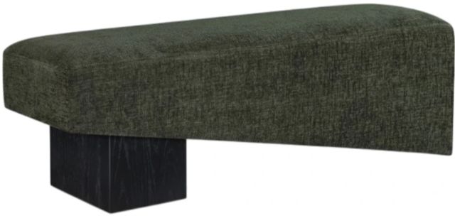 Meridian Furniture Alora Green/Black Upholstered Bench-0