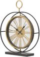 A & B Home Gold/Gunmetal Table Clock-0