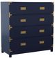 Furniture Classics Augusta Satin Blue Large Chest-0