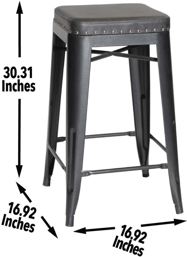 Steve Silver Co. Hank 30" Bar Stool-3