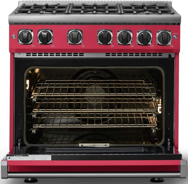 Viking® 7 Series 36" Valentine Pro Style Liquid Propane Gas Range-1