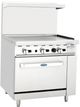 Atosa® CookRite 36'' Stainless Steel Commercial Freestanding Gas Range-2