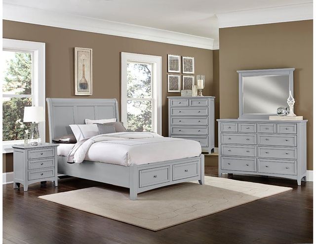 Vaughan-Bassett Bonanza Gray Full Sleigh Headboard-1