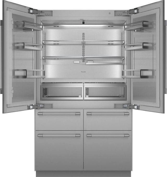 Thermador® Freedom® 48" 26.8 Cu. Ft. Stainless Steel Built-In French Door Refrigerator-1