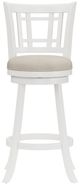 HH2 Home Fairfox White Swivel Bar Stool-2