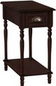 Monarch Specialties Inc. Cherry Veneer 2-Tier Narrow Side Table-0