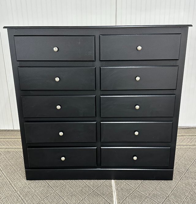 A&H Woodworking 10-Drawer Super Chest in Smoke House-1