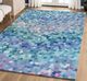 Dalyn™ Rug Company Kaleidoscope KL1 Turquoise 5'x8' Area Rug-1