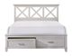 Bernards Nova II Gray Queen Panel Storage Bed-2
