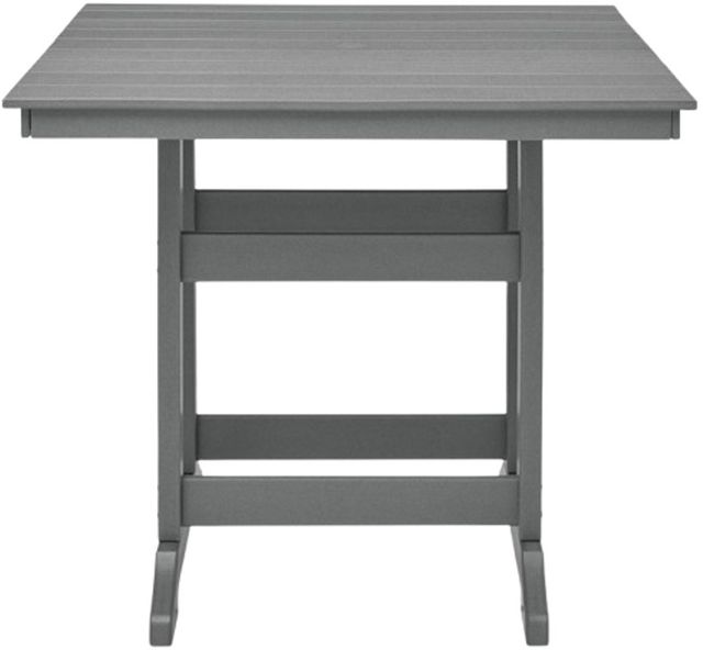 Signature Design by Ashley® Sanctuary Beach Dark Gray Plastic Outdoor Counter Table-1