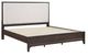 Winners Only® Westfield Expresso Queen Upholstered Panel Bed-1