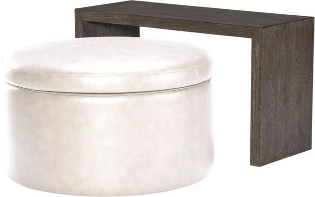 Legacy Classic Luna Miramar Mink/Ravello Silver Ottoman-2