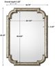 Uttermost® Calanna Antique Silver Mirror-2
