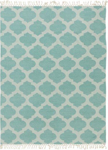 Surya Trellis Mint 50"x70" Throw Blanket-2
