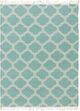 Surya Trellis Mint 50"x70" Throw Blanket-2