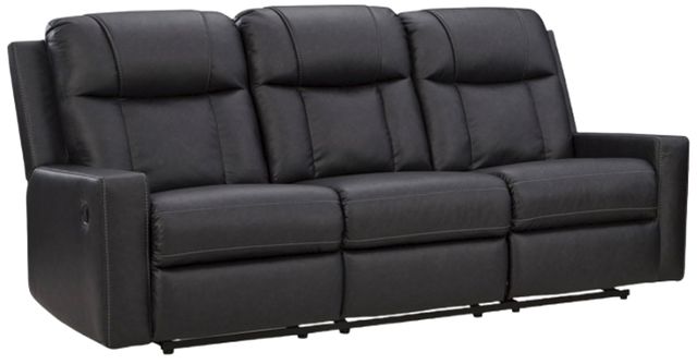 Benchcraft® Mackmenville Carbon Manual Reclining Sofa-0