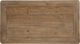 Winners Only® Augusta Rustic Brown Top Coffee Table with White Base-4