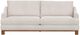 International Furniture Direct Olimpia White Sofa-2