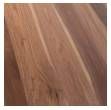 Country View Woodworking Customizable Ouray Live Edge Sap Walnut Top 84" Dining Table with Metal Base-3