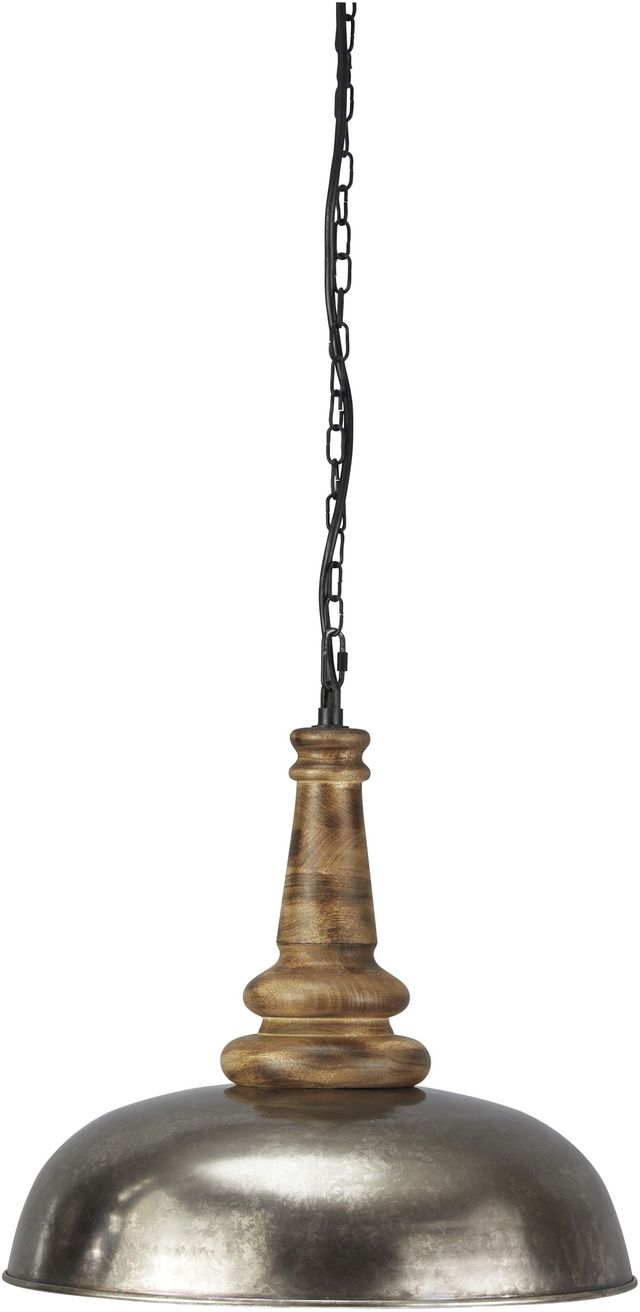 Signature Design by Ashley® Joziah Antique Silver Pendant Light-0