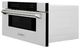 ZLINE Autograph Edition 30" 1.2 Cu. Ft. Stainless Steel Built-in Microwave Drawer with Polished Nickel Helix Handle-2