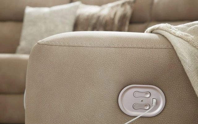 Signature Design by Ashley® Next-Gen DuraPella 5-Piece Sand Curved Power Reclining Sectional-4