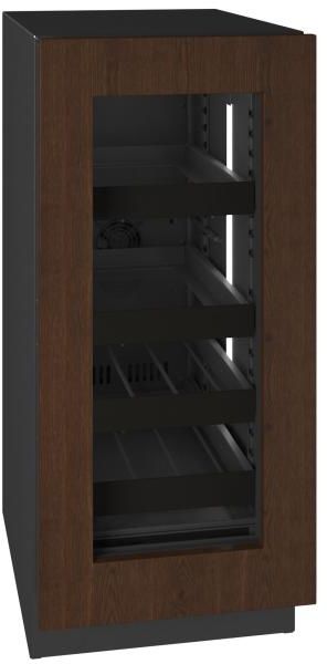 U-Line®  Seamless Collection 15" 2.8 Cu. Ft. Panel Ready Beverage Center with Glass Door-2