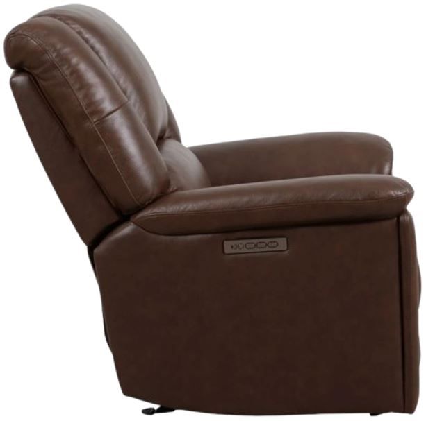 Flexsteel® Meet Your Perfect Match Plush Tavern Brown Power Gliding Recliner with Power Headrest and Lumbar-2