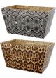 A & B Home 6-Piece Bronze/Gray Storage Bin Set-1