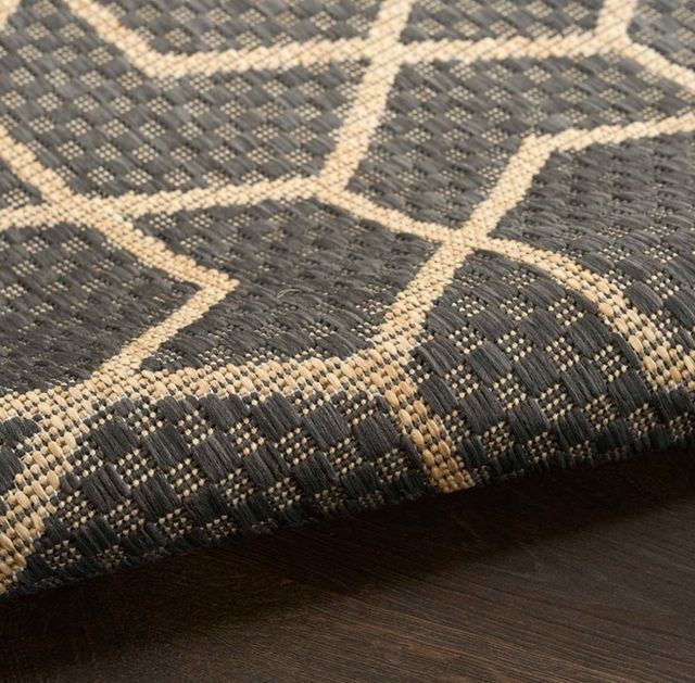 Nourison Home™ Horizon HOZ01 Charcoal 5'x7' Style 1 Area Rug-3