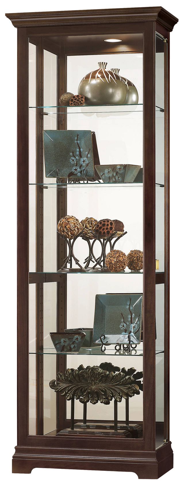 Howard Miller® Brantley Espresso Curio Cabinet-0